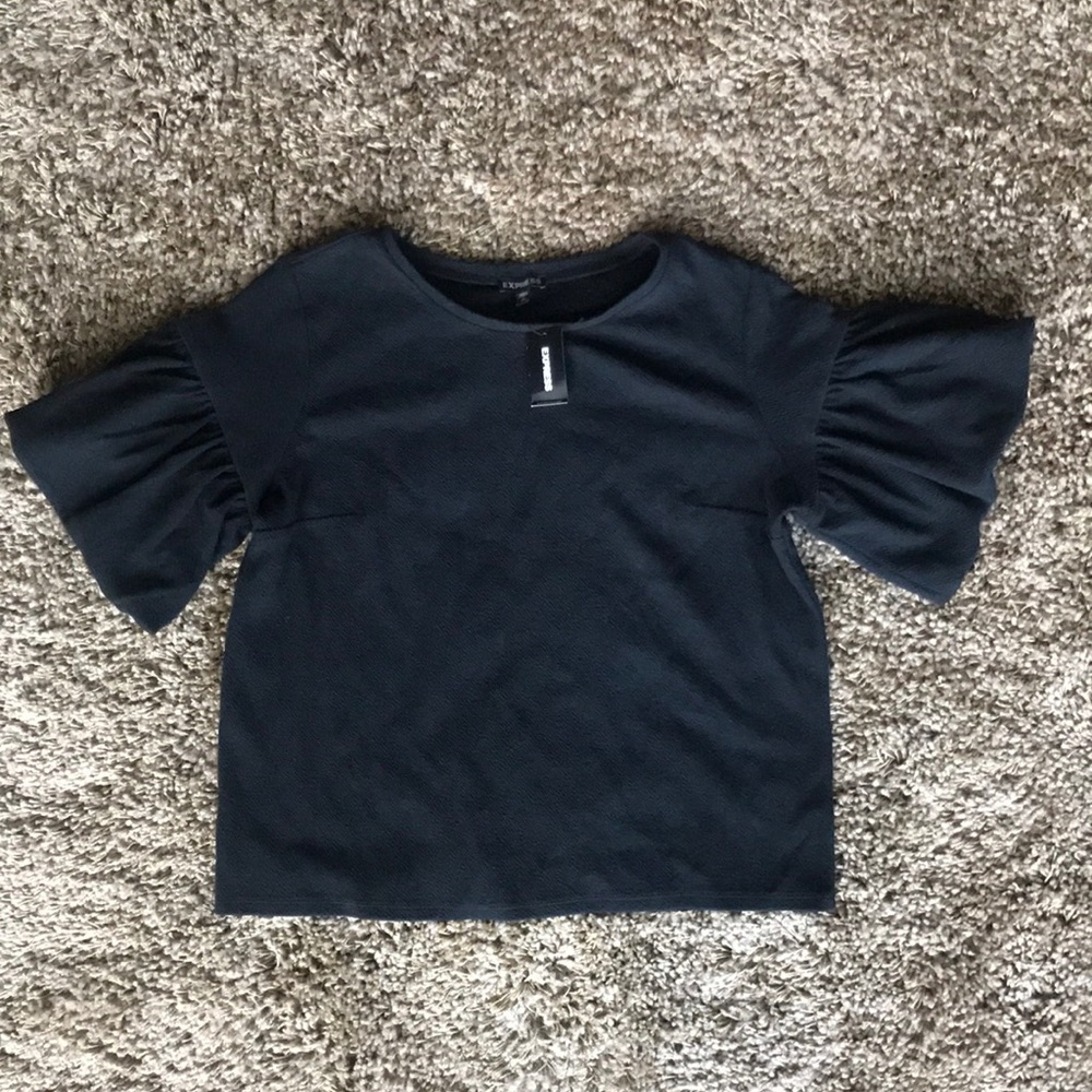 NEW! Express ruffle sleeve top